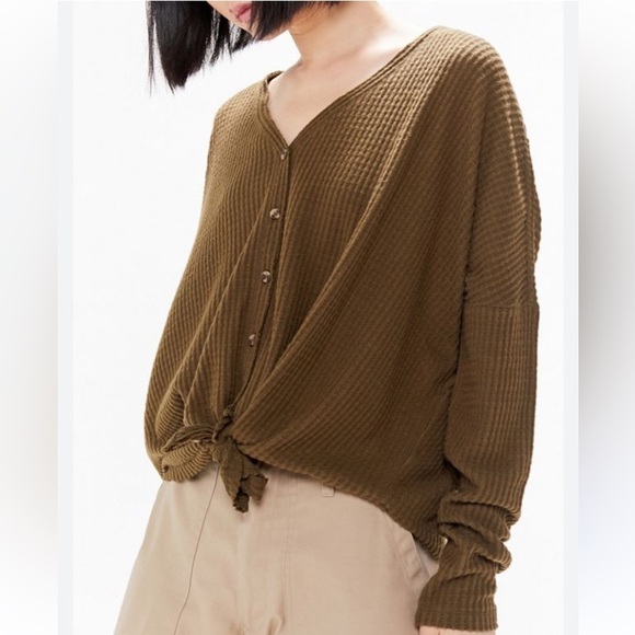 Urban Outfitters Tops - Urban outfitters out from under waffle knit top xs